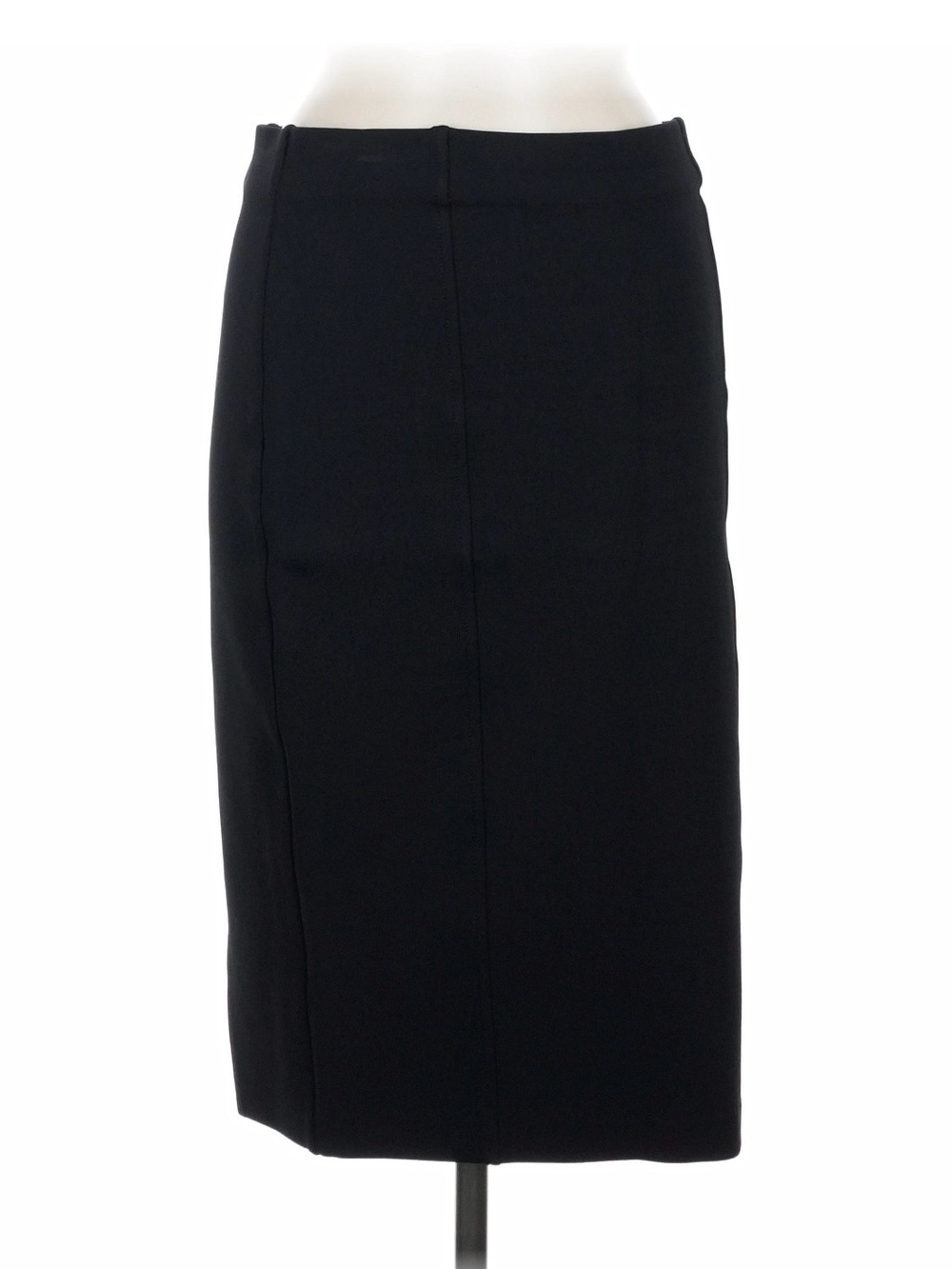 St. John Black Slim Pencil Skirt